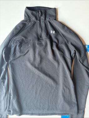 Under Armour Gray Half-Zip Pullover Jacket